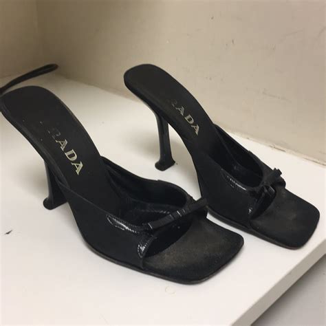 prada mules black